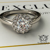 0.64ct Brilliant Cut Diamond Gold Engagement Ring - 03US29